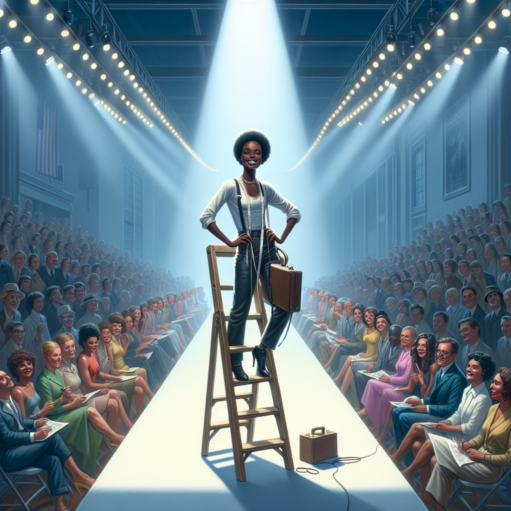 Why did the fashion designer bring a ladder to the runway? Because they wanted to take their style to the next level!