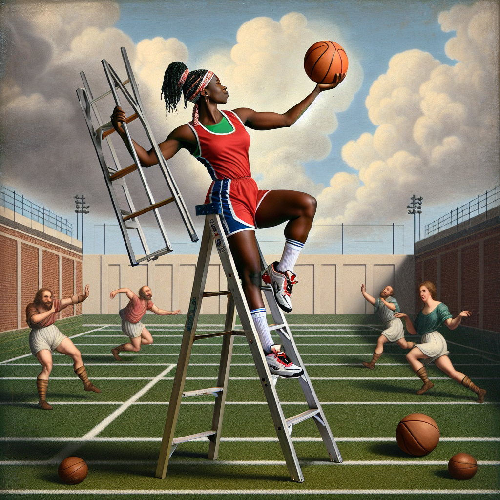 Why did the unlucky athlete bring a ladder to the game? Because they wanted to take a *chance injury* to a whole new level!