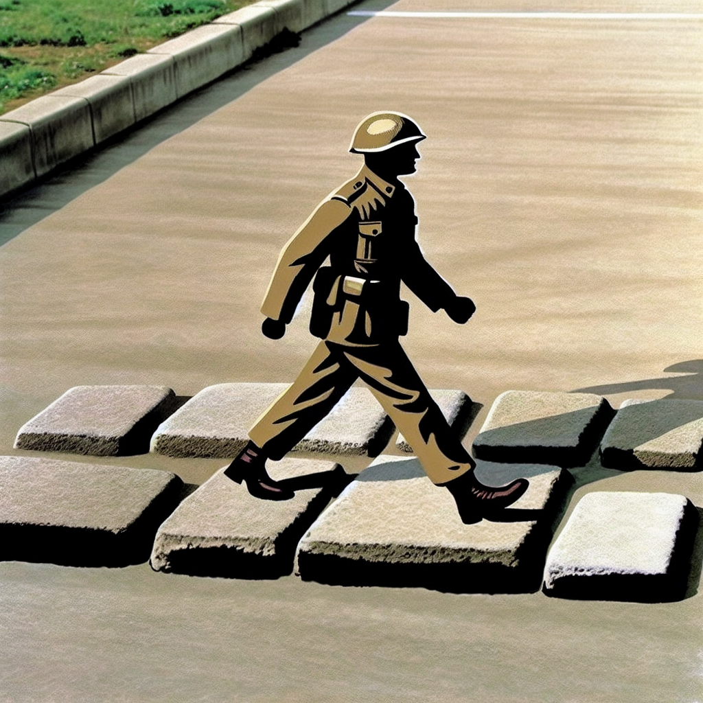 Why did the path become a soldier? Because it wanted to march to its own drum!