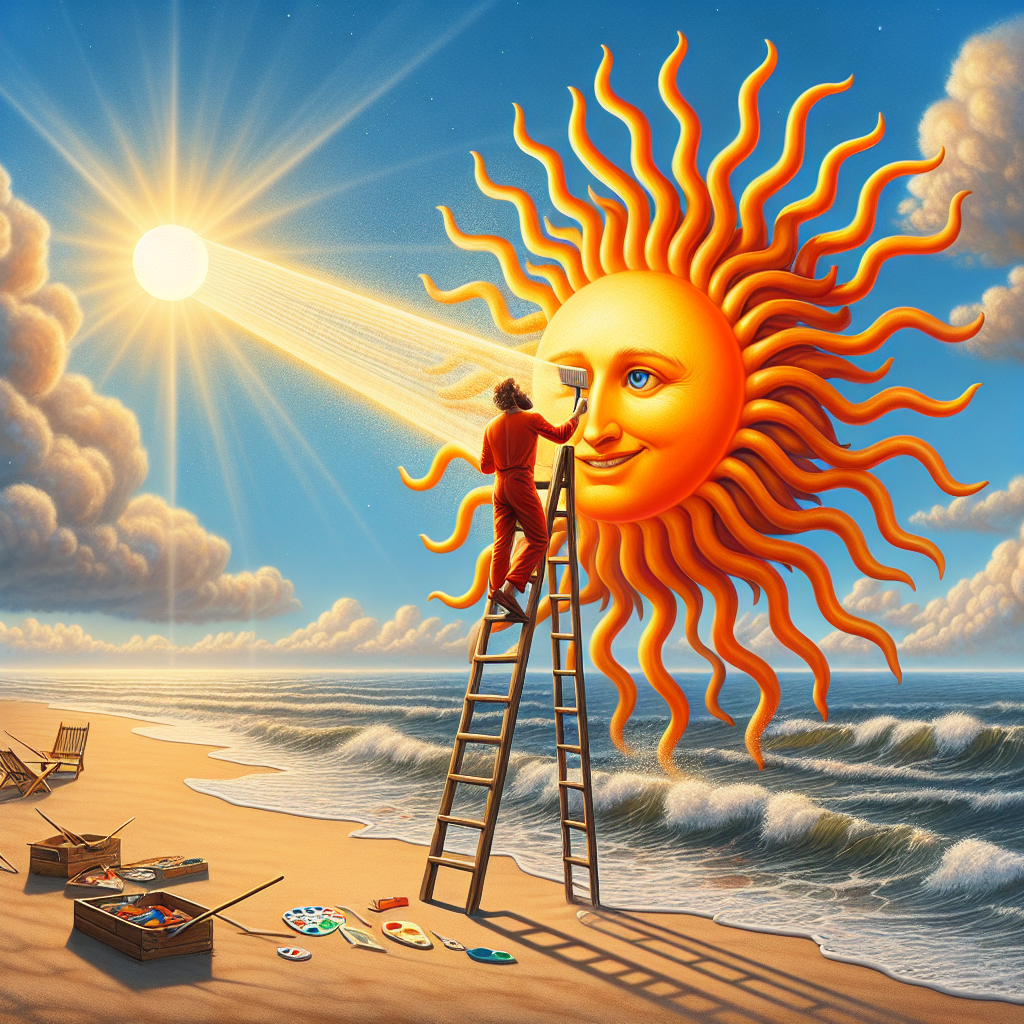 Why did the sun bring a ladder to the beach? Because it wanted to reach the high rays of sunshine!