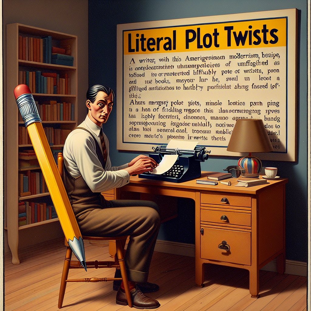 Why did the writer break up with their pen? Because it couldn’t handle their plot twists!