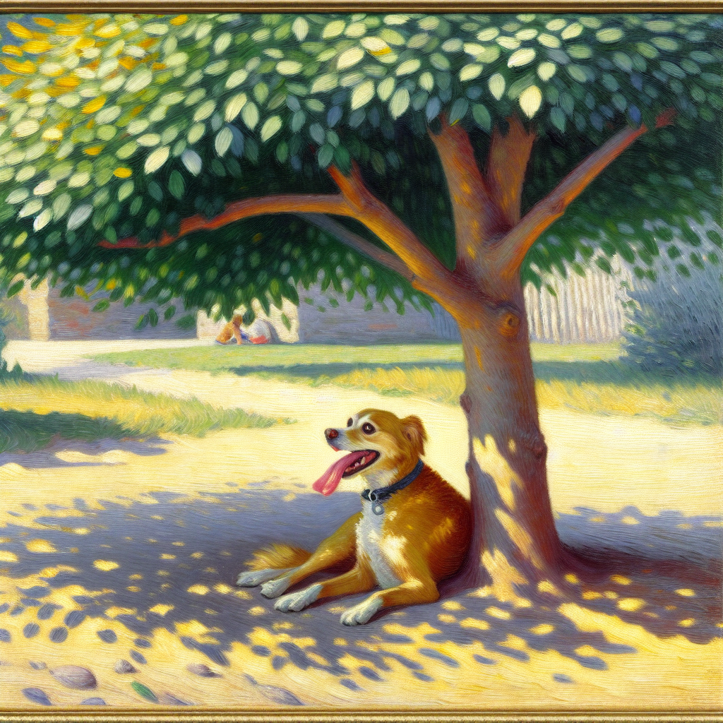 Why did the dog sit in the shade? Because it didn’t want to be a hot dog!